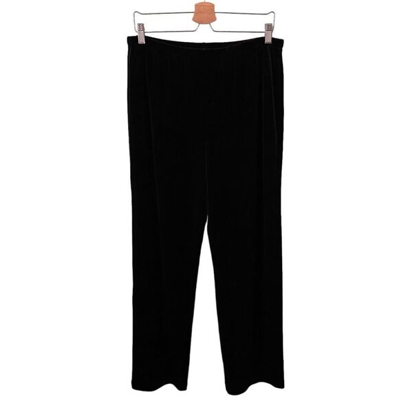Chico's Black Velvet Pants in Size 2 Reg - Picture 2 of 7